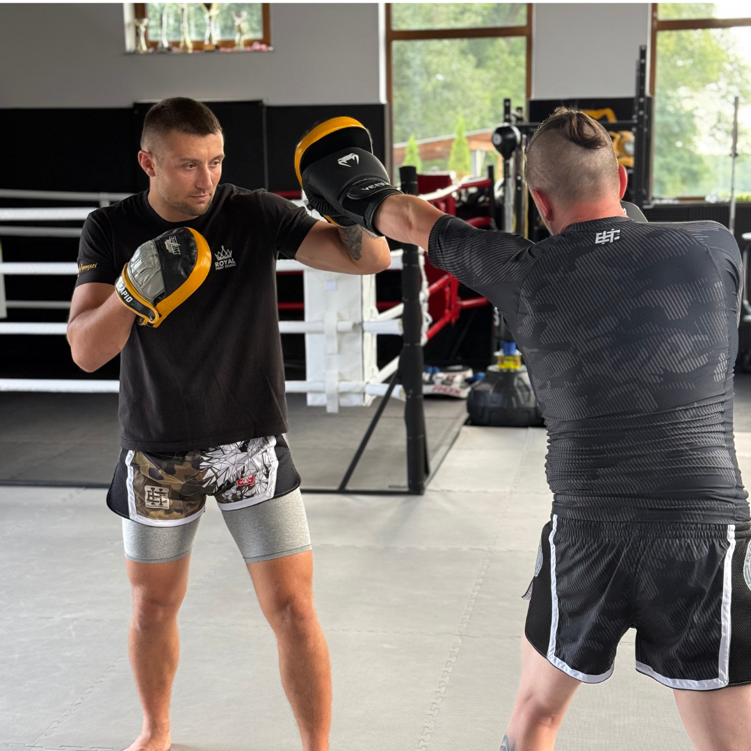 Trening na tarczach w Royal Fight Studio